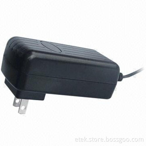 25W US AC/DC Switching Power Adapter with 47 to 63Hz Input Frequency, 3.0 to 48V Output Voltage